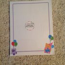 New Package Computer Printer Paper 40 Sheets Childs Birthday Hippo Bear Balloon New Package Computer Printer Paper 40 Sheets Childs Birthday Hippo Bear Balloon