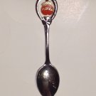 Vintage Florida Souvenir Collector Silver Tone Spoon Dangling Orange Fruit Charm Vintage Florida Souvenir Collector Silver Tone Spoon Dangling Orange Fruit Charm