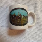 White Ceramic Coffee Tea Mug Ralph Lauren Polo Game Players Horses Advertising
