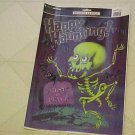 New Halloween Skeleton Dancing on Grave Static 3 Window Clings Decorations New Halloween Skeleton Dancing on Grave Static 3 Window Clings Decorations