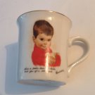 Childs Mug Frances Hook Roman 1985 Boy Give A Little Love to Child Get It Back Childs Mug Frances Hook Roman 1985 Boy Give A Little Love to Child Get It Back