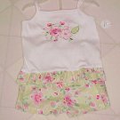 New Baby Girls 12 Mo 2 Pc Pastel Floral Shorts & White Sleeveless T-shirt Outfit New Baby Girls 12 Mo 2 Pc Pastel Floral Shorts & White Sleeveless T-shirt Outfit