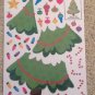 New Vinyl Static Window Clings Build a Christmas Tree 40 Decals Lights Candy