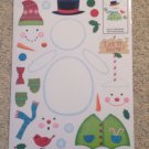 New Vinyl Static Window Clings Christmas Build Snowmen Set 27 Decals Snow Man New Vinyl Static Window Clings Christmas Build Snowmen Set 27 Decals Snow Man
