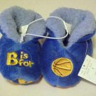 New Childrens Child Sz 4 Plush Blue Warm Bedroom Slippers Shoes Basketball Gift New Childrens Child Sz 4 Plush Blue Warm Bedroom Slippers Shoes Basketball Gift