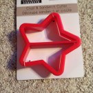 New Cooking Concepts True Red Star Crust Sandwich Pancake Cutter Kitchen Utensil