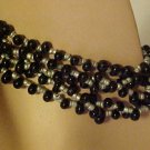 5 Bracelets Black Silver Bead Bracelet Glass Beads Beaded New Jewelry Elastic 5 Bracelets Black Silver Bead Bracelet Glass Beads Beaded New Jewelry Elastic