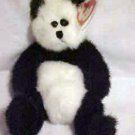 New Checkers Black & White Soft Panda Teddy Bear Ty Attic Treasure Retired