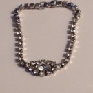 Bracelet Vintage Clear Rhinestone Silver Tone Free Shipping Mid Century Bling Bracelet Vintage Clear Rhinestone Silver Tone Free Shipping Mid Century Bling