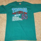 Things You Can't Do After 50 Humerous Fruit of the Loom Green T-Shirt Sz M Things You Can't Do After 50 Humerous Fruit of the Loom Green T-Shirt Sz M