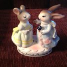 1980 Avon Precious Moments Bunny Mouse Figurine The Day I Made President's Club