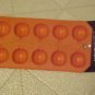 Ice Cube Tray Silicone Orange Pumpkin Shaped Cubes Thanksgiving Halloween New