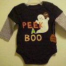 Halloween Baby Creeper Romper Onesy New Unisex Peek A Boo Ghost Size 0-3 Month Halloween Baby Creeper Romper Onesy New Unisex Peek A Boo Ghost Size 0-3 Month