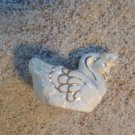 Vintage Swan Planter Mother Goose Porcelain Pottery White Gold Gilt Trim Vintage Swan Planter Mother Goose Porcelain Pottery White Gold Gilt Trim