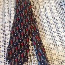Mens Necktie Beaufort Rack Vintage Retro Golfers Golf Golfing Silk Italy Tie