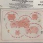 Watch Your Weight Bucilla Crewel Stitchery Kit Sampler 12" x 16" New Vintage Pig