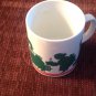 Coffee Tea Mug Avon Green Mrs Claus Cooking Santa Santa's Elves 1984 Christmas