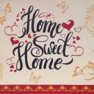Sweet Home Vinyl Placemat Set of 4 New With Tags 12" x 18"