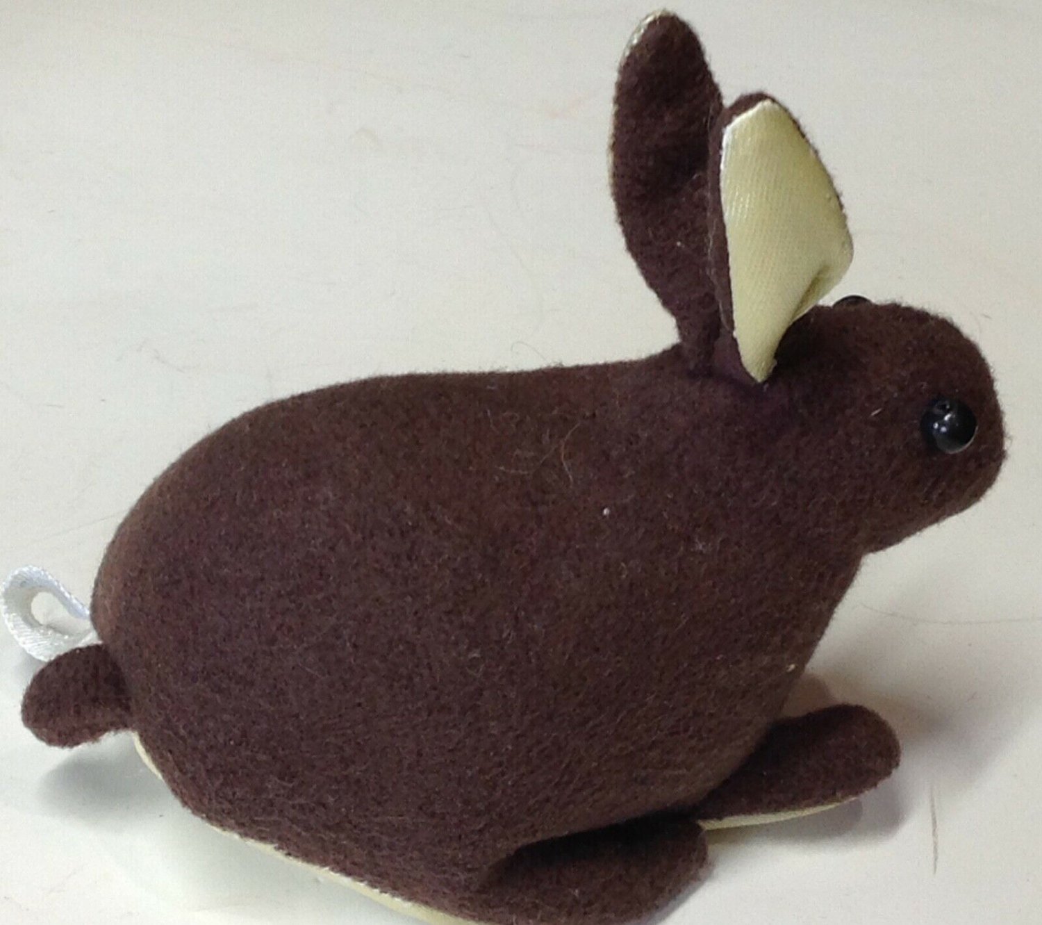 Sand Meister Figurine Brown Plush Chocolate Bunny Rabbit Figurine 3" Tall