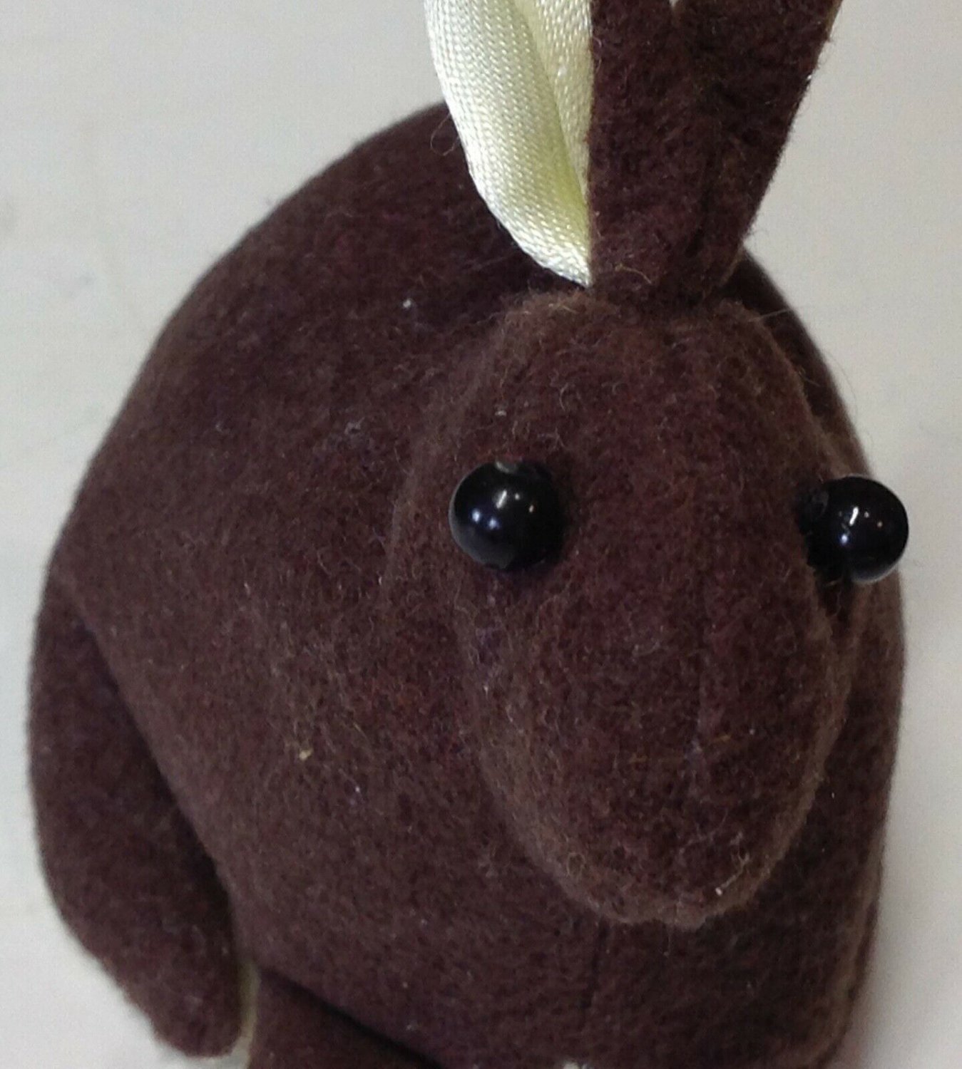 Sand Meister Figurine Brown Plush Chocolate Bunny Rabbit Figurine 3 Tall