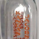 Kangas Jacobsen Dairy Minnesota Quart Milk Bottle Vintage