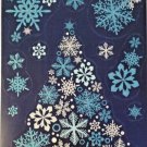 Window Clings Snowflake Christmas Tree Blue New Vinyl Window Clings Snowflake Christmas Tree Blue New Vinyl