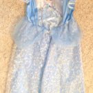 Girls Size 6-6X Cinderella Princess Gown Blue Costume Dress Up Play