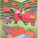 Static Window Clings Happy Thanksgiving Fall Raccoon Fox New Static Window Clings Happy Thanksgiving Fall Raccoon Fox New