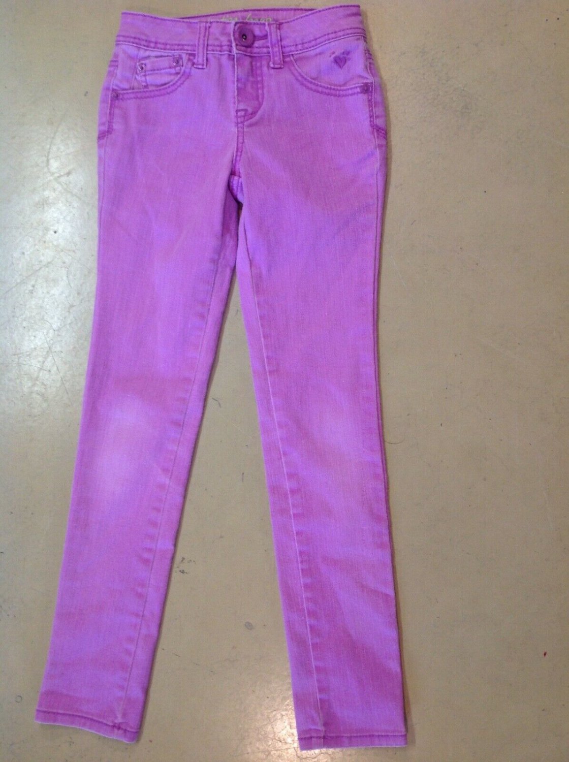 Justice Shine Bright Girls Size 10S Purple Lavender Simply Low Stretch ...