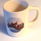 George Washington Ceramic Coffee Mug Crossing The Delaware River George Washington Ceramic Coffee Mug Crossing The Delaware River