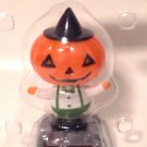 Halloween Solar Powered Dancing Jack-o-Lantern Wiggles Head Body Figurine