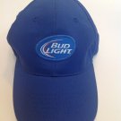 Strap Back Hat Bud Light Beer Blue Trucker Baseball Cap Strap Back Hat Bud Light Beer Blue Trucker Baseball Cap