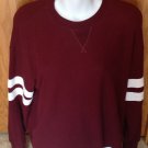 Hollister Maroon Sporty Sweater Womans Sz Small Top Hollister Maroon Sporty Sweater Womans Sz Small Top