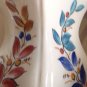 Vase 1940s Double Open Handle Geometric Shape Vintage Porcelain