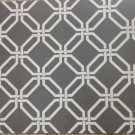 Placemat Set of 4 Gray White Vinyl Lattice Pattern 17" x 11" Placemat Set of 4 Gray White Vinyl Lattice Pattern 17" x 11"