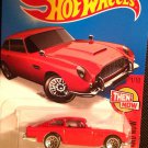 Hot Wheels 2016 Mattel Red Aston Martin 1963 DB5 Die Cast Car 101 Then & Now