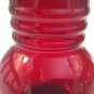 Anchor Hocking Vintage Royal Ruby Red Three Rib Bulbous Vase