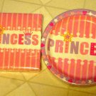 Paper Plates & Napkins Pink Princess Birthday Party Set New in Cellophane Paper Plates & Napkins Pink Princess Birthday Party Set New in Cellophane