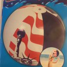 Statue of Liberty Beach Ball 20" Patriotic USA Red White Blue Swim Toy Statue of Liberty Beach Ball 20" Patriotic USA Red White Blue Swim Toy