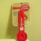 Measuring Spoon Set of 4 by Betty Crocker Red Plastic New