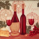 Placemats Red Chianti Wine & Cheese New Set of Four 12" X 18" Vinyl Placemats Red Chianti Wine & Cheese New Set of Four 12" X 18" Vinyl