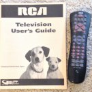 RCA Television TV Users Guide Copyright 2000 Thomson 15491880 & Remote Control
