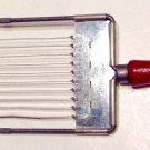 Kitchen Utensil Tomato Slicer Red Wood Handle Vintage Made In Germany