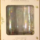 Wine Glass Set 2 Laura Ashley Stemless Champagne Flute Cheers Toast Wine Glass Set 2 Laura Ashley Stemless Champagne Flute Cheers Toast