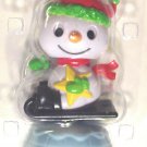 Solar Snowman Figurine Wiggles Head Flip Flop Arms Sun Powered New Christmas