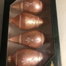 Krebs Christmas Ornament Set 4 Pink Glass Finial Shape New in Box Krebs Christmas Ornament Set 4 Pink Glass Finial Shape New in Box