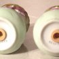 Lefton Green Heritage Salt & Pepper Shakers Vintage Hand Painted 3070 Japan