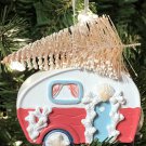 Hobby Lobby Christmas Ornament Vintage Camper Travel Trailer Tree on Roof
