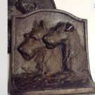 Hurley USA Antique Bookends Cast Iron Scottie & Wirehaired Terrier  Dogs