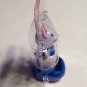 Easter Bunny Solar Figurine Sun Powered Blue Vest Moves in Sunlight